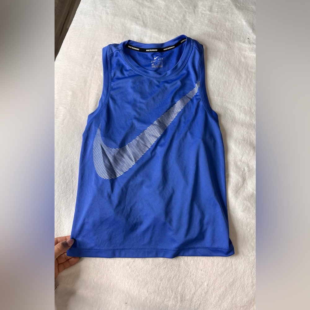 Nike Blue Dri-FIT Running Tank Top